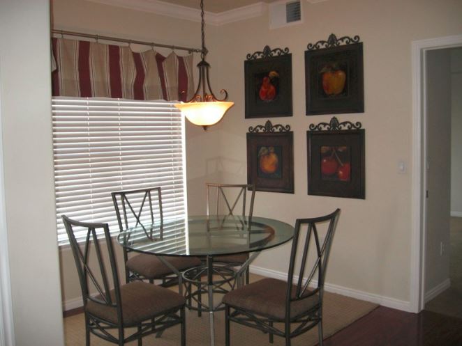 Furnished Condo Dining Area